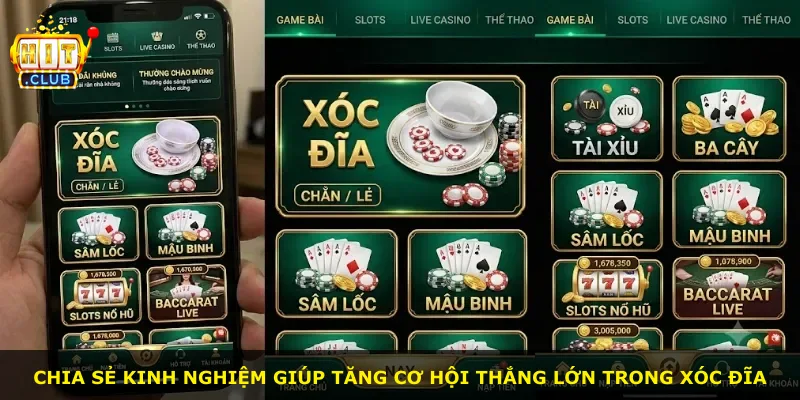 Chia sẻ kinh nghiệm giúp tăng cơ hội thắng lớn trong xóc đĩa