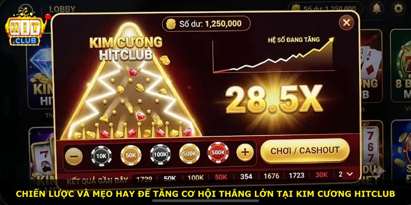Chiến lược và mẹo hay để tăng cơ hội thắng lớn tại Kim Cương Hitclub