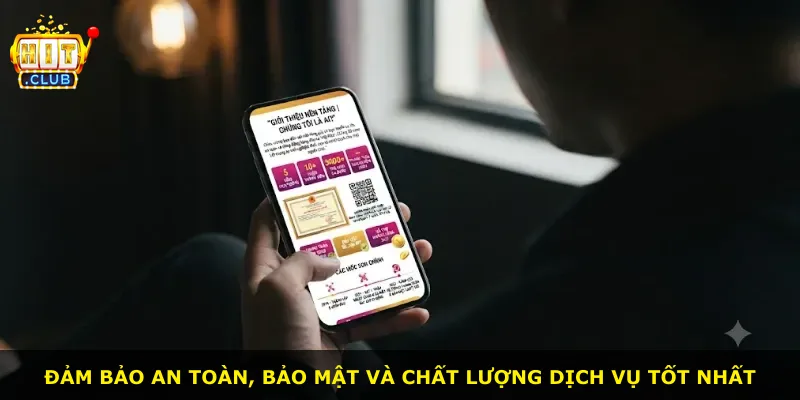 Đảm bảo an toàn, bảo mật và chất lượng dịch vụ tốt nhất