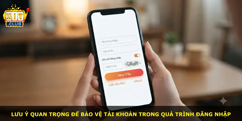 Lưu ý quan trọng để bảo vệ tài khoản trong quá trình đăng nhập