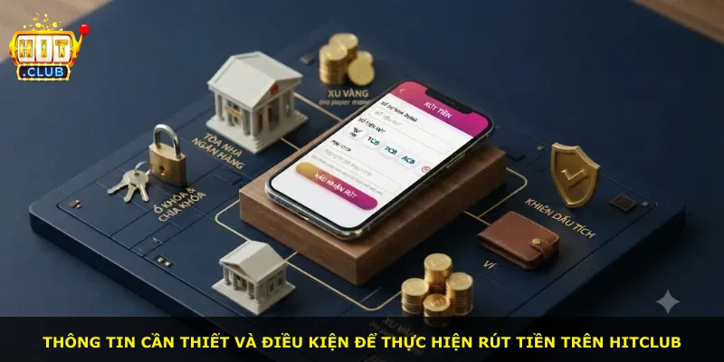 Thông tin cần thiết và điều kiện để thực hiện rút tiền trên Hitclub