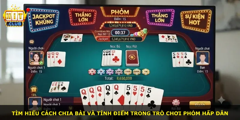 Tìm hiểu cách chia bài và tính điểm trong trò chơi phỏm hấp dẫn